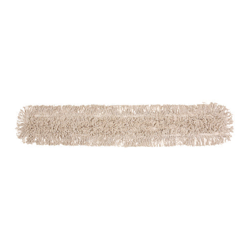 Image of Boardwalk® Mop Head, Dust, Cotton, 48 X 3, White