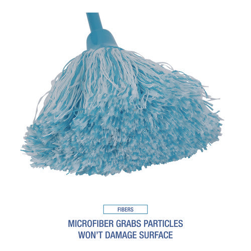 Image of Boardwalk® MicroFeather Mini Microfiber Duster, 11" Plastic Handle