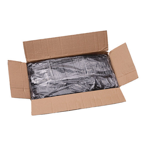 Image of Boardwalk® Heavyweight Polystyrene Cutlery, Fork, Plastic, Black, 1,000/Carton
