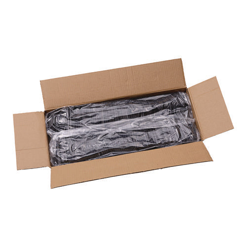 Image of Boardwalk® Heavyweight Polypropylene Cutlery, Fork, Plastic, Black, 1,000/Carton