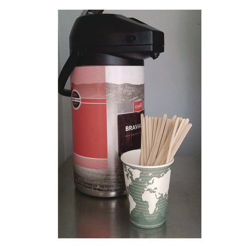 Image of Eco-Products® Renewable Wooden Stir Sticks, 7", 1,000/pack, 10 Packs/carton