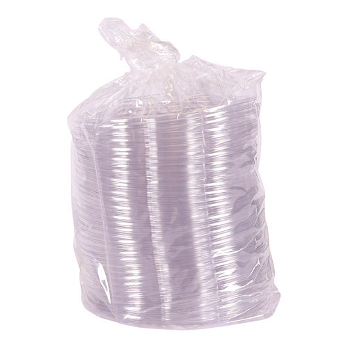 Image of Eco-Products® Renewable and Compostable Lids, Fits 24, 32 and 48 oz Salad Bowls, Clear, Plastic, 300/Carton