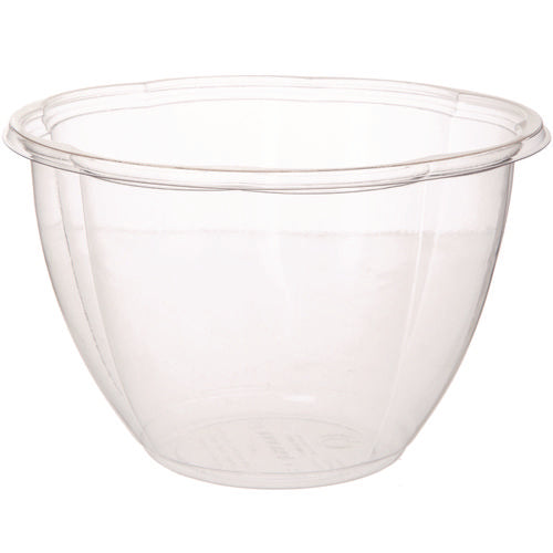 Image of Eco-Products® Salad Bowls, 48 oz, 6.69" Diameter x 4.38" h, Clear, Plastic, 300/Carton