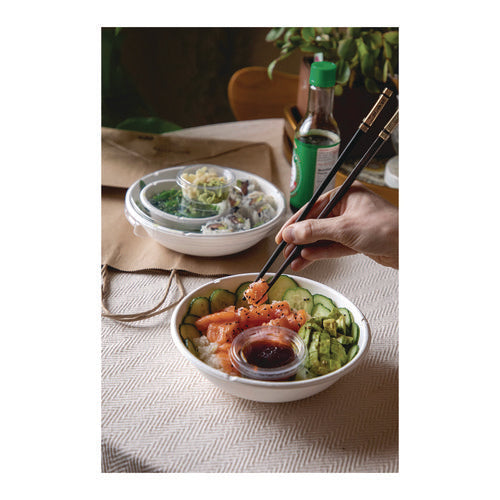 Image of Eco-Products® Renewable and Compostable Portion Cups, 2 oz, Plastic, Clear, 100/Pack, 20 Packs/Carton