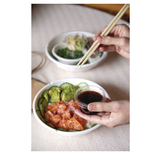 Image of Eco-Products® Renewable and Compostable Portion Cups, 2 oz, Plastic, Clear, 100/Pack, 20 Packs/Carton