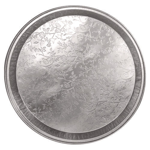 Image of HFA® Aluminum Embossed Tray, 12" Diameter, 25/Carton