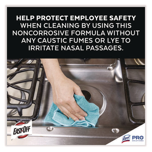 Image of Professional EASY-OFF® Fume Free Max Oven Cleaner, Foam, Lemon, 24 Oz Aerosol Spray, 6/carton
