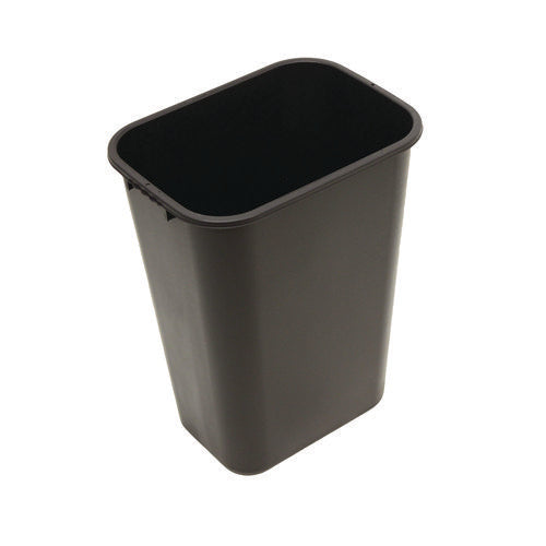 Image of Impact® Soft-Sided Wastebasket, 41 qt, Polyethylene, Black