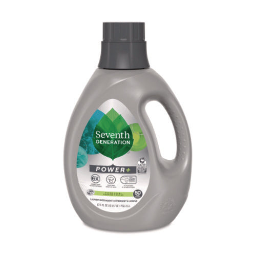 Image of Seventh Generation® Power Plus Laundry Detergent, Fresh Scent, 87.5 oz Bottle, 4/Carton
