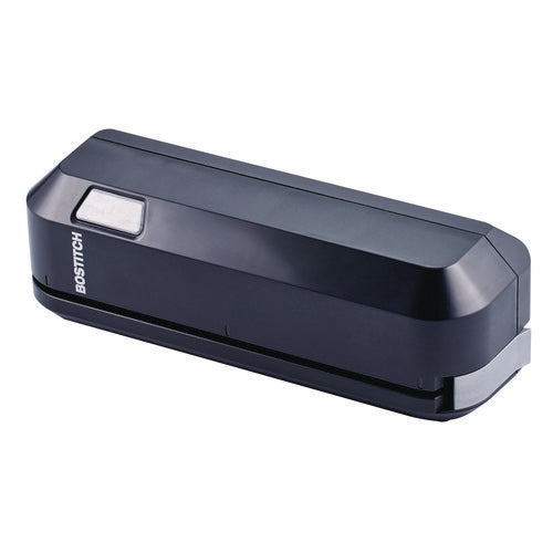 Image of Bostitch® 20-Sheet Electric Three-Hole Punch, 9/32" Holes, Black