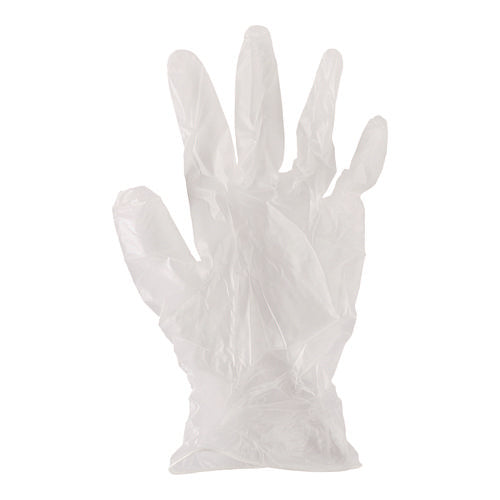 Image of Boardwalk® Exam Vinyl Gloves, Powder/latex-Free, 3 3/5 Mil, Clear, Small, 100/box