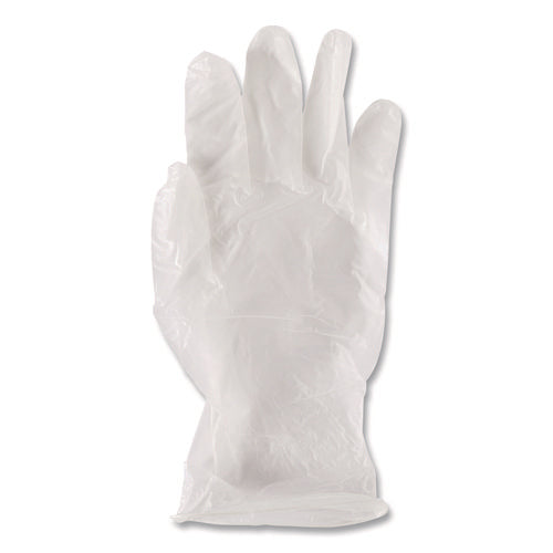 Image of Boardwalk® General Purpose Vinyl Gloves, Powder/Latex-Free, 2.6 mil, Small, Clear, 100/Box