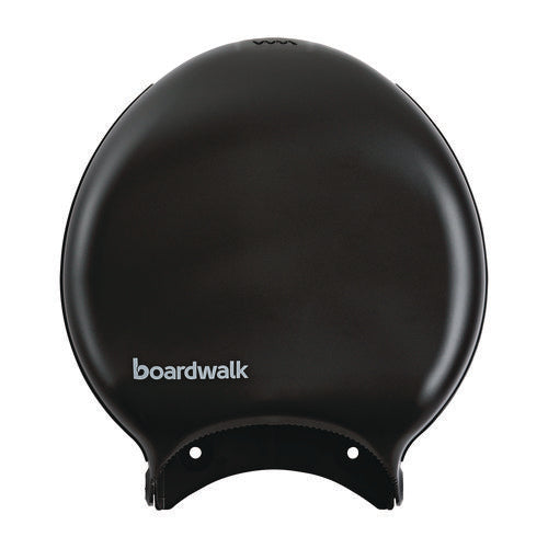 Image of Boardwalk® Single Jumbo Toilet Tissue Dispenser, 11 x 6.25 x 12.25, Black