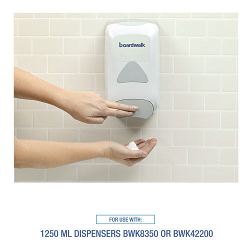 Image of Boardwalk® Foam Antibacterial Handwash, Fresh Fruit Scent, 1,250 mL Refill, 4/Carton