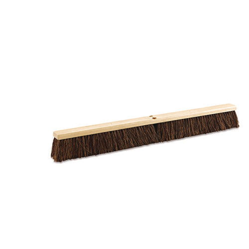 Image of Boardwalk® Floor Brush Head, 3.25" Brown Palmyra Fiber Bristles, 36" Brush