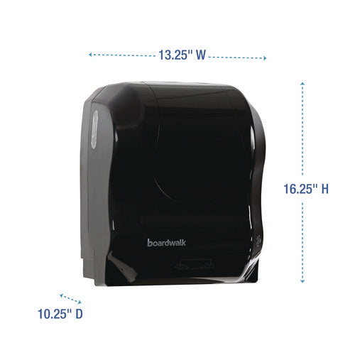 Image of Boardwalk® Hands Free Mechanical Towel Dispenser, 13.25 X 10.25 X 16.25, Black