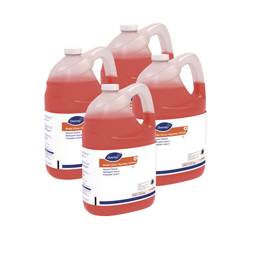 Image of Diversey Stride Neutral Cleaner, Citrus, 1 Gal, 4 Bottles/carton