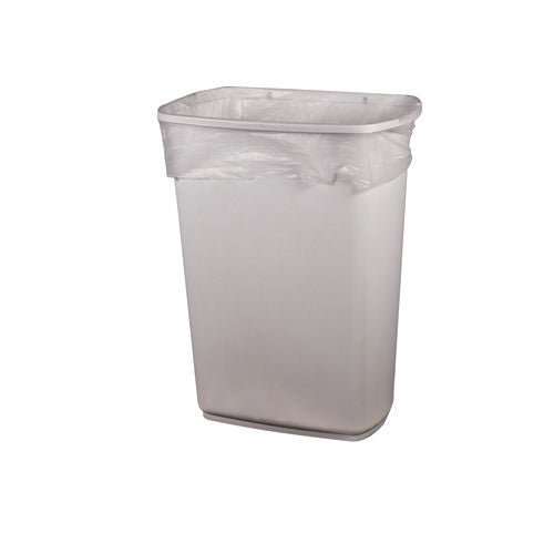 Image of Heritage Linear Low-Density Can Liners, 16 gal, 0.5 mil, 24" x 32", Clear, 500/Carton