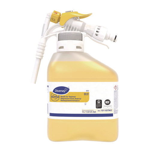 Image of Diversey Suma Break-Up Degreaser D3.51, 5 L Bottle with Sprayer