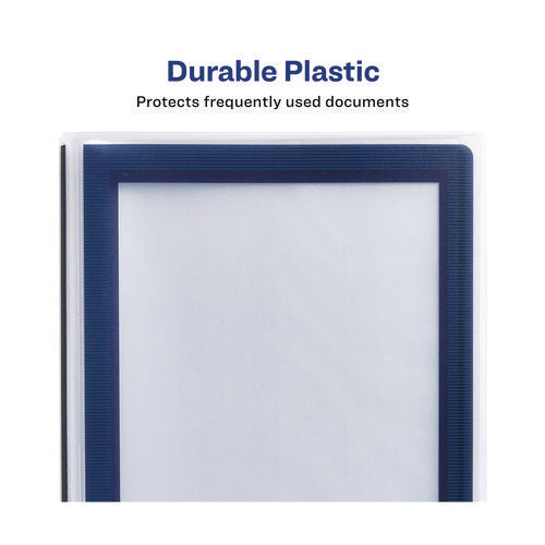 Image of Avery® Flexi-View Binder with Round Rings, 3 Rings, 1" Capacity, 11 x 8.5, Red