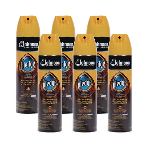 Image of Pledge® Furniture Polish, Revive Moisturizing Oil, 14.2 Oz Can, 6/carton