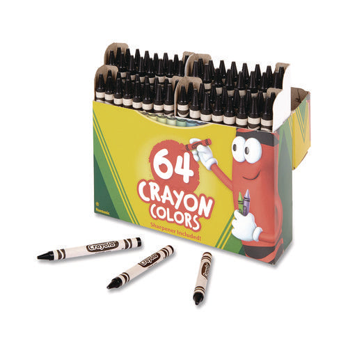 Image of Crayola® Bulk Crayons, Black, 12/box