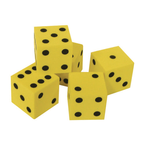 Image of Teacher Created Resources Traditional Foam Dice, Grades K-4, 20/pack
