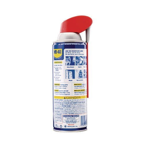 Image of WD-40® Smart Straw Spray Lubricant, 11 oz Aerosol Can, 12/Carton