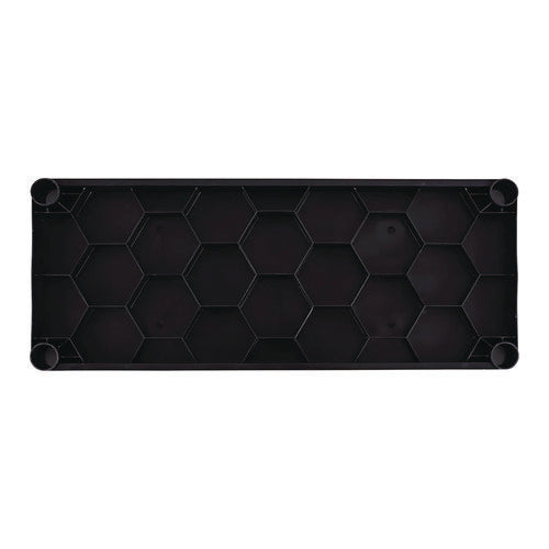Image of Iceberg Rough n Ready Open Storage System, Four-Shelf, Injection-Molded Polypropylene, 32w x 13d x 54h, Black