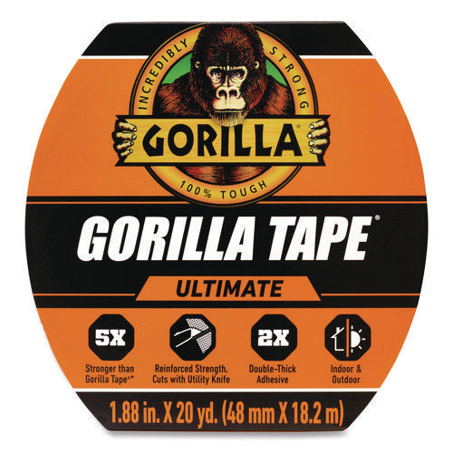 Image of Gorilla® Ultimate Tape, 3" Core, 1.88" x 20 yd, Black