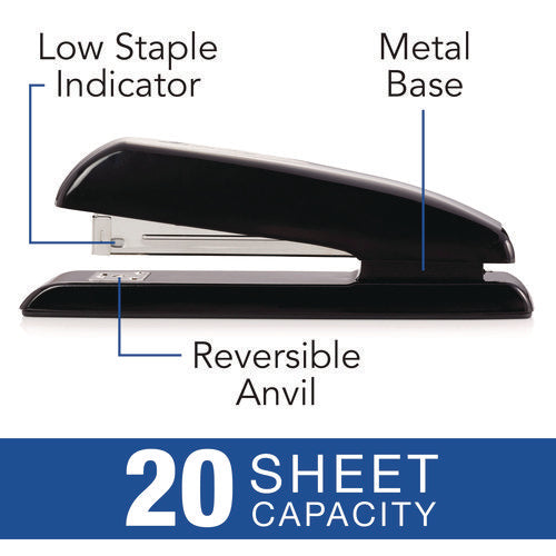 Image of Swingline® Durable Full Strip Desk Stapler, 25-Sheet Capacity, Black