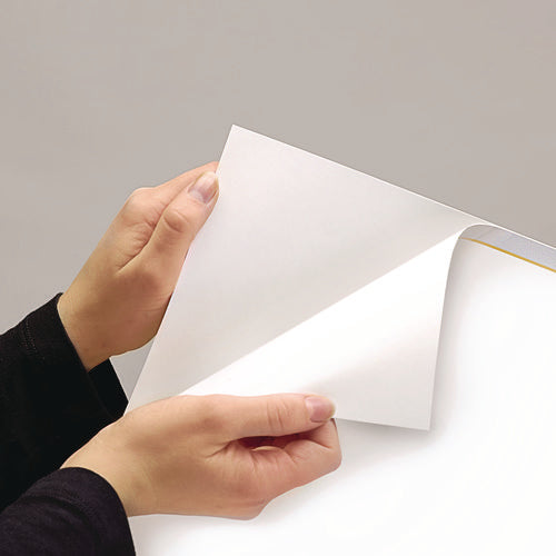 Image of AT-A-GLANCE® Wallmates Self-Adhesive Dry Erase Monthly Planning Surfaces, 36 X 24, White/gray/orange Sheets, Undated