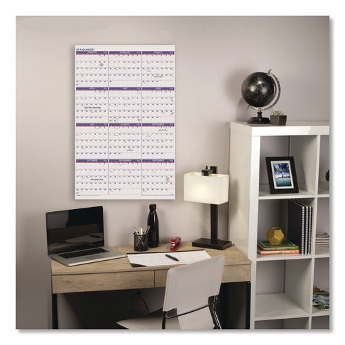 Image of AT-A-GLANCE® Yearly Wall Calendar, 24 x 36, White Sheets, 12-Month (Jan to Dec): 2025
