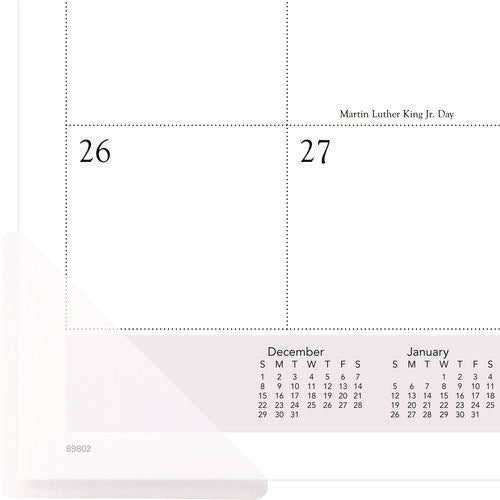 Image of AT-A-GLANCE® Landscape Panoramic Desk Pad, Landscapes Photography, 22 x 17, White Sheets, Clear Corners, 12-Month (Jan to Dec): 2025