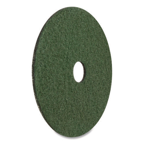 Image of Americo® Black Diamond 3000 Grit Diamond Pad, 20" Diameter, Black/Green, 2/Carton