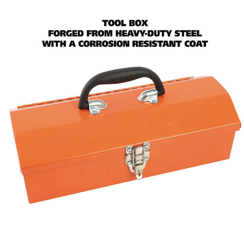 Image of Great Neck® 16-Piece Light-Duty Office Tool Kit, Metal Box, Red