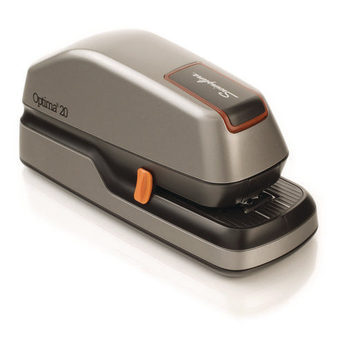 Image of Swingline® Optima 20 Electric Stapler, 20-Sheet Capacity, Silver