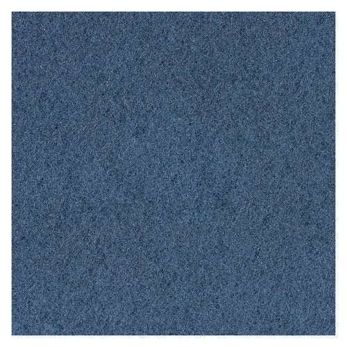 Image of Boardwalk® Scrubbing Floor Pads, 16" Diameter, Blue, 5/carton