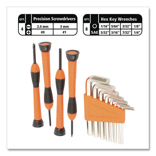 Image of Great Neck® Homeowner's 39-Piece Tool Set, 12.38" x 3" x 7.25" Carry Case