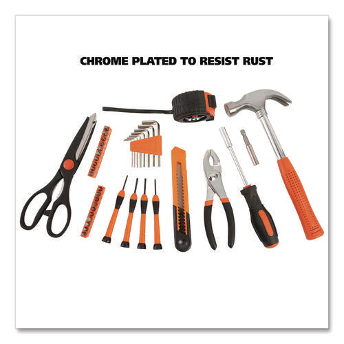 Image of Great Neck® Homeowner's 39-Piece Tool Set, 12.38" x 3" x 7.25" Carry Case