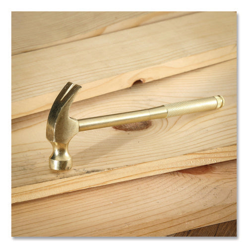 Image of Great Neck® 5-in-1 Carpenter's Hammer with Nesting Handle Containing Four Screwdrivers, 6.5" Long Gold Handle