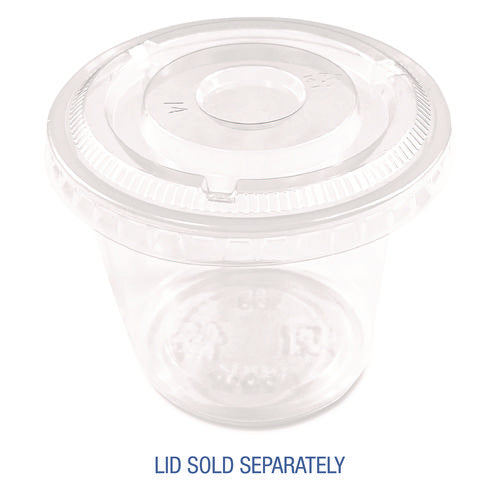 Image of Boardwalk® Souffle/Portion Cups, 5.5 oz, Plastic, Translucent, 2,500/Carton
