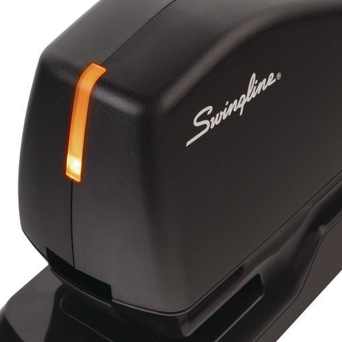 Image of Swingline® Optima 50 Electric Stapler, 50-Sheet Capacity, Black/Orange