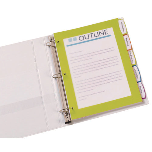 Image of Avery® Big Tab Ultralast Plastic Dividers, 5-Tab, 11 X 8.5, Assorted, 1 Set