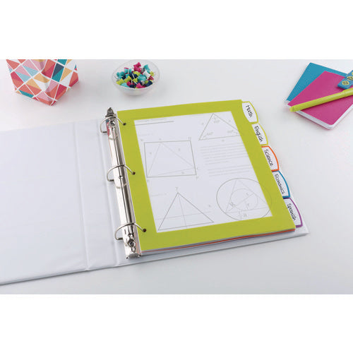 Image of Avery® Big Tab Ultralast Plastic Dividers, 5-Tab, 11 X 8.5, Assorted, 1 Set