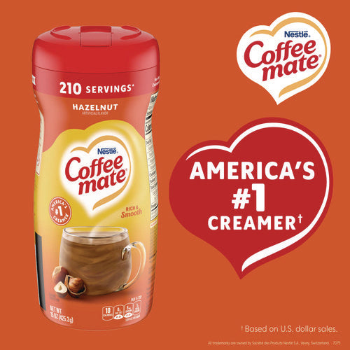Image of Coffee mate® Hazelnut Creamer Powder, 15 oz Canister