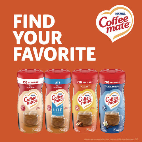 Image of Coffee mate® Hazelnut Creamer Powder, 15 oz Canister