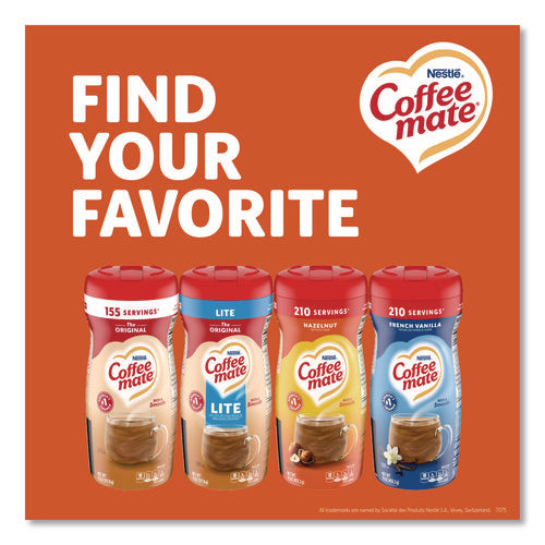 Image of Coffee mate® Non-Dairy Powdered Creamer, Hazelnut, 15 Oz Canister, 12/carton
