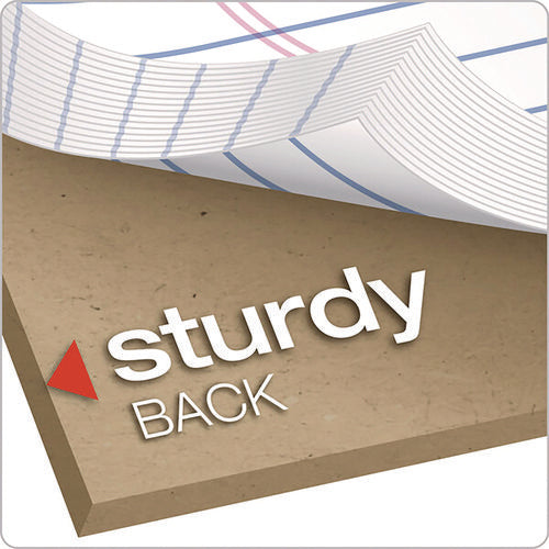 Image of Ampad® Perforated Writing Pads, Narrow Rule, 50 White 8.5 X 11.75 Sheets, Dozen