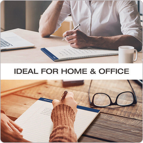 Image of Ampad® Perforated Writing Pads, Narrow Rule, 50 White 8.5 X 11.75 Sheets, Dozen